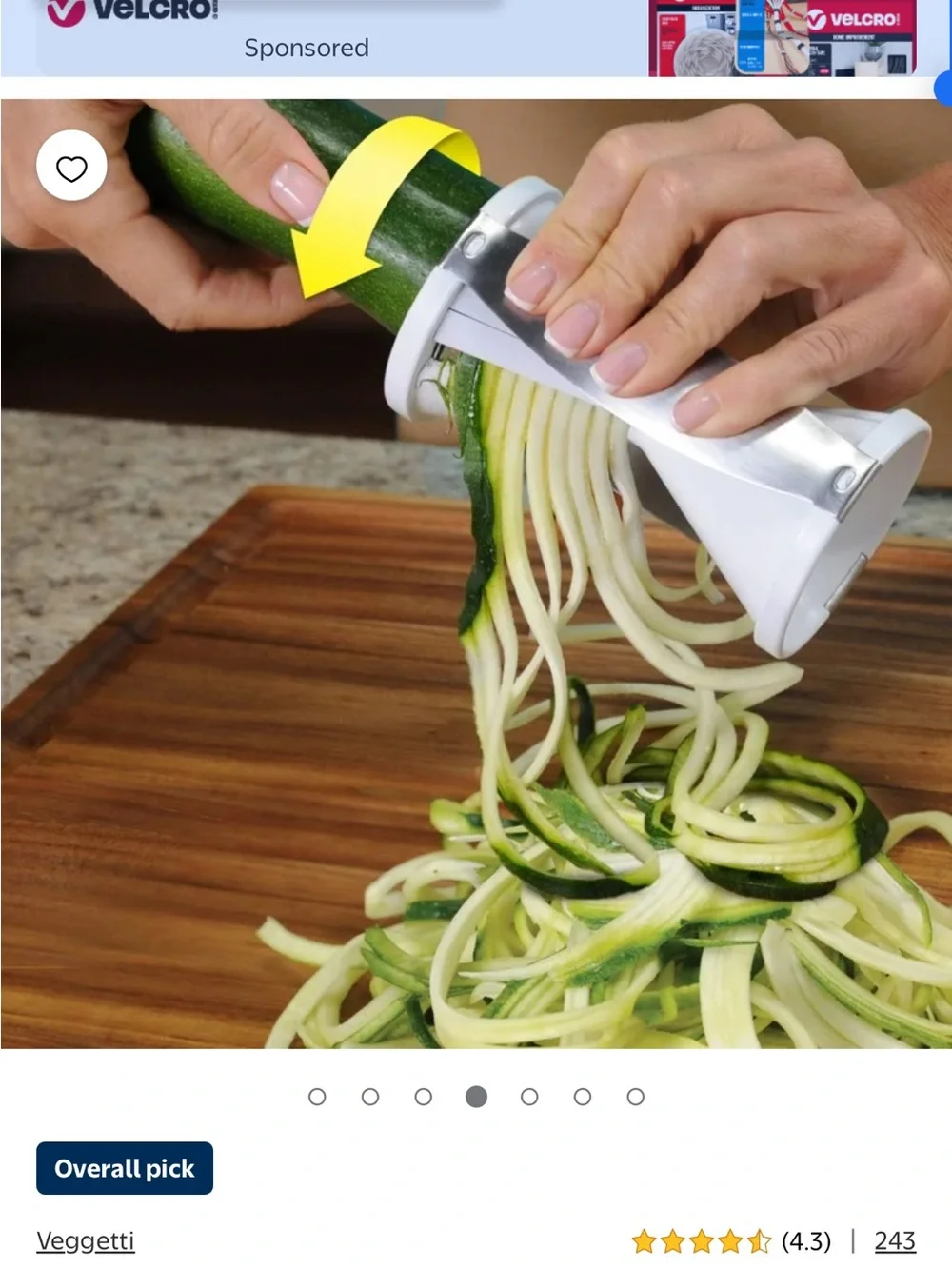 Veggetti Spiralizer, new in box orig $22